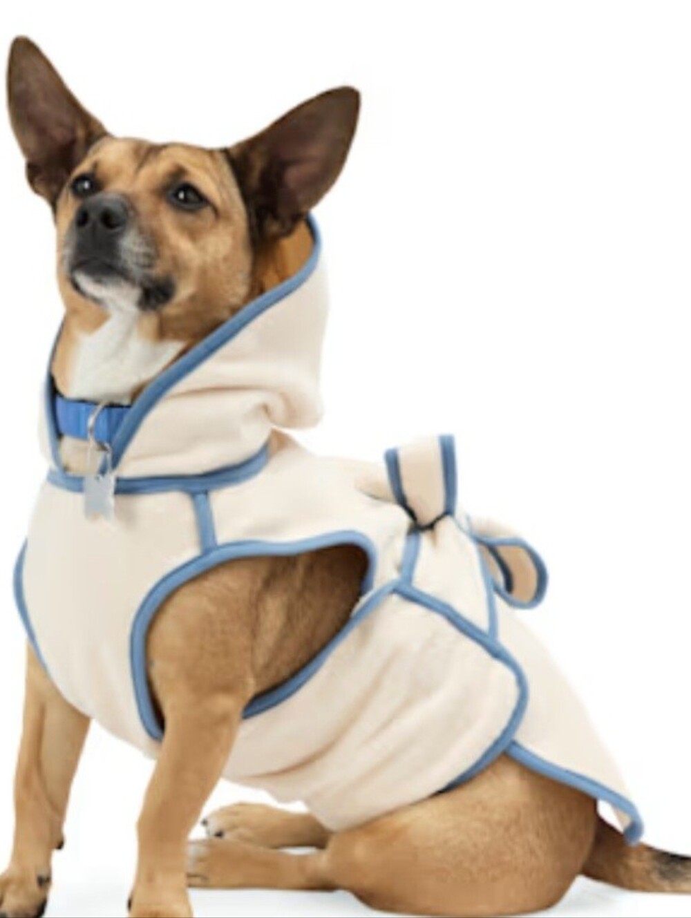 Well & Good Hooded Robe for Dogs, Small/Medium - Picture 7 of 7